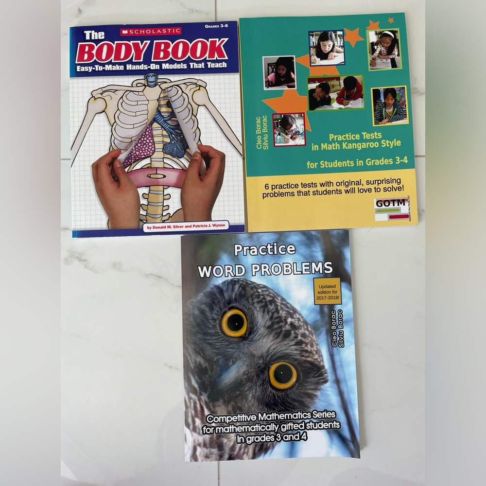 Bundle science book for kids grade 3-4
